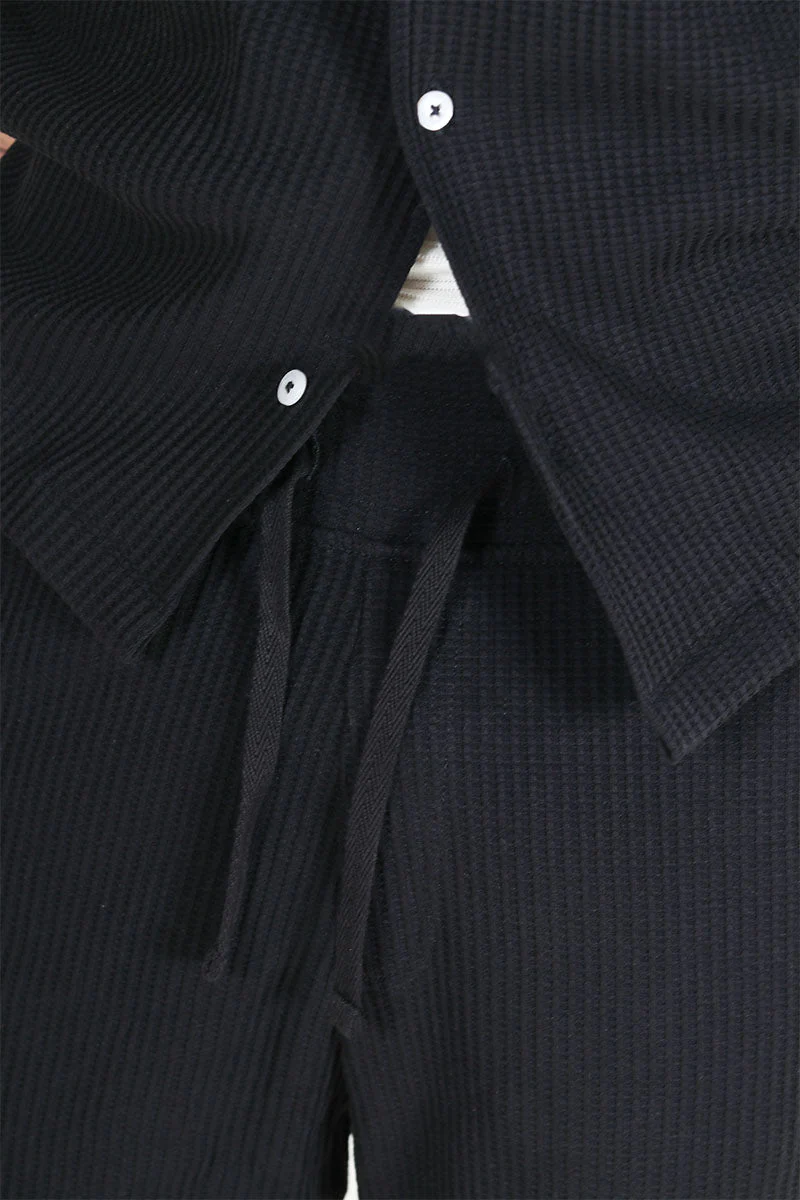 Selected Loose Casper Shorts Black - Image 3