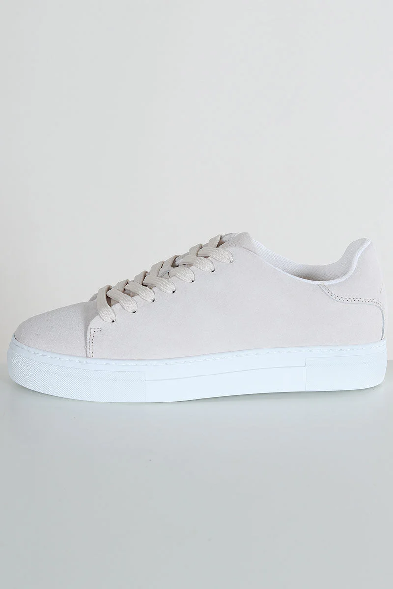 Selected DAVID CHUNKY SUEDE SNEAKER White