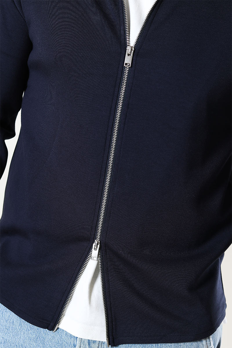 Selected Emanuel Soft Sweat Full Zip Sky Captain - Image 4