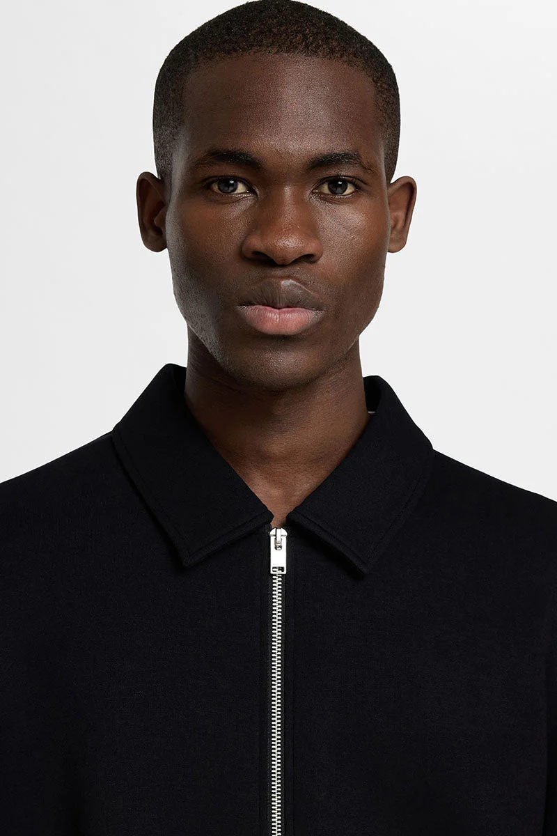 Selected Emanuel Soft Sweat Full Zip Black - Image 3