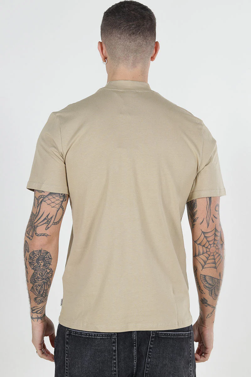 ONLY & SONS Otis Regular Mock Neck Tee Twill - Image 3