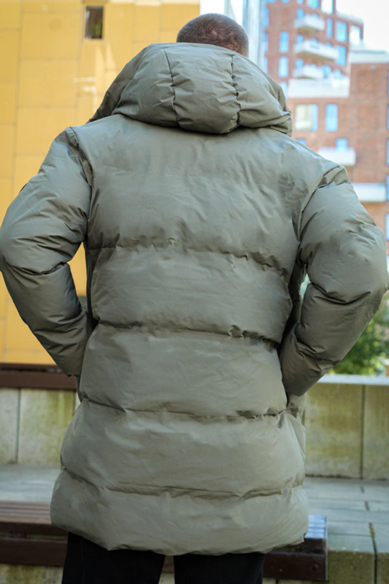 Jack & Jones Alpha Long Puffer Dusty Olive - Image 6