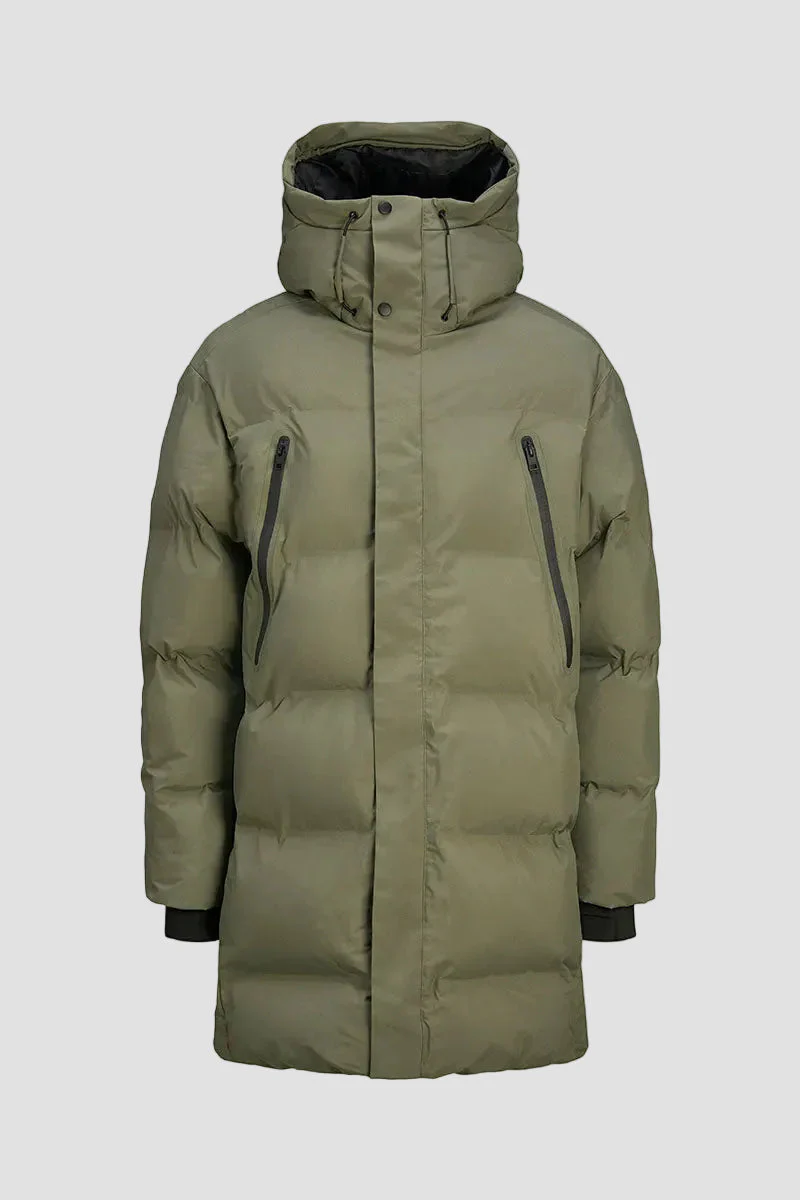Jack & Jones Alpha Long Puffer Dusty Olive - Image 7