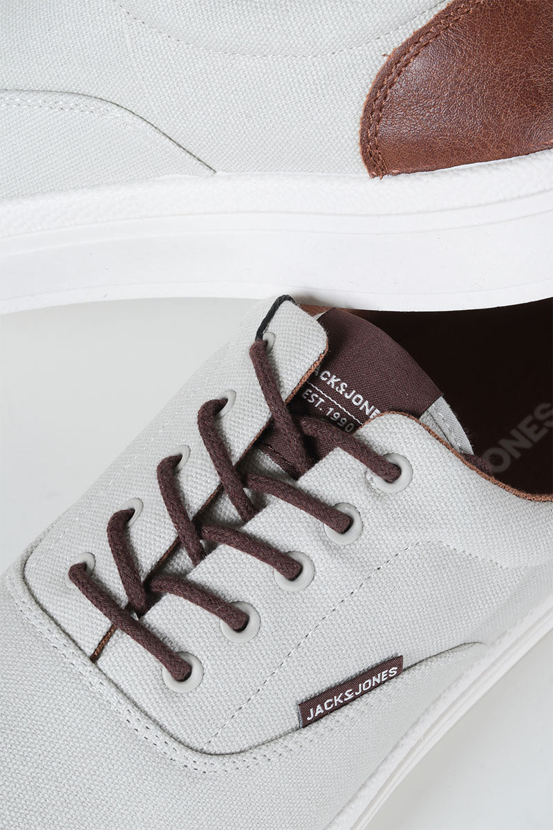 Jack & Jones Slington Canvas Sneaker Moonbeam - Image 3