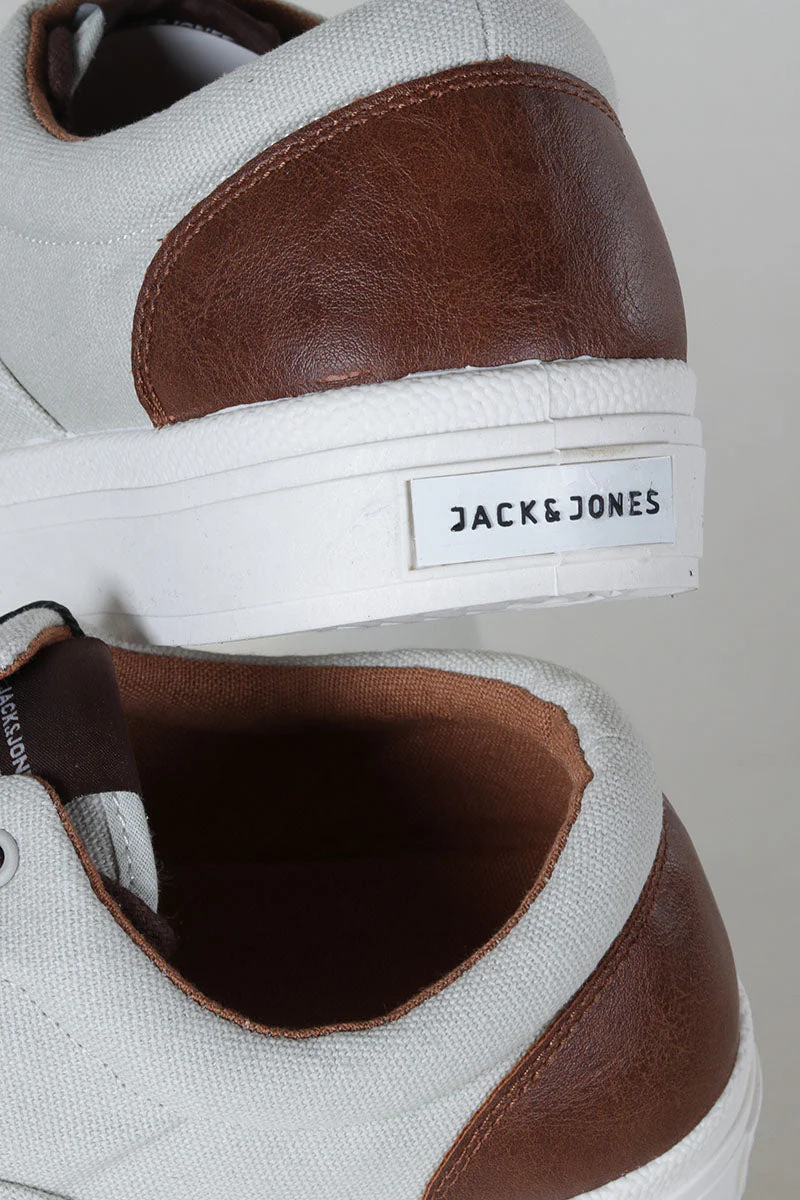Jack & Jones Slington Canvas Sneaker Moonbeam - Image 6