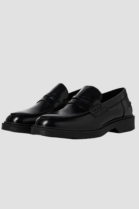 Jack & Jones Dax Leather Loafer Black