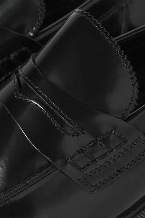 Jack & Jones Dax Leather Loafer Black - Image 4