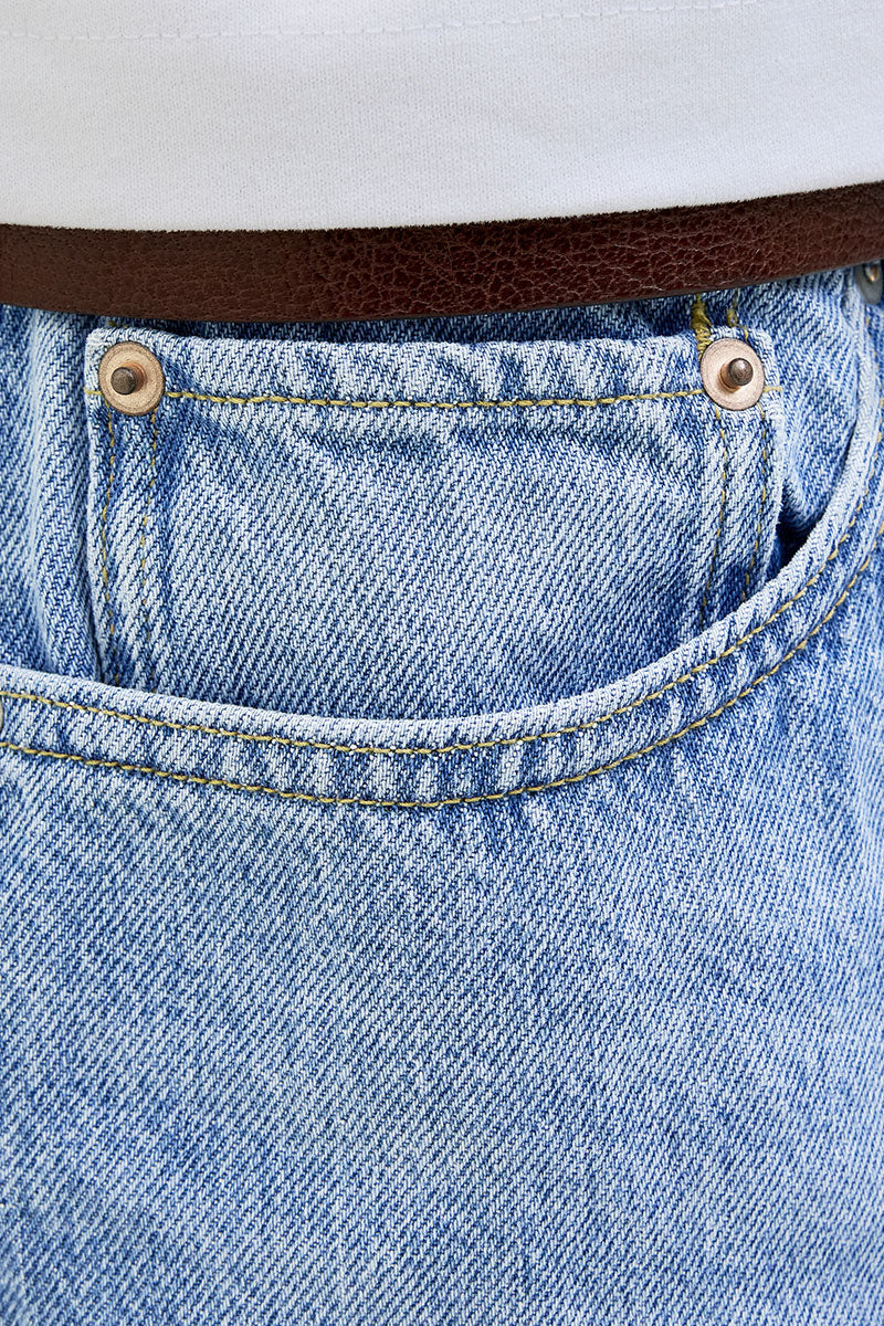 Jack & Jones Tony Loose Fit Shorts 920 Blue Denim - Image 4