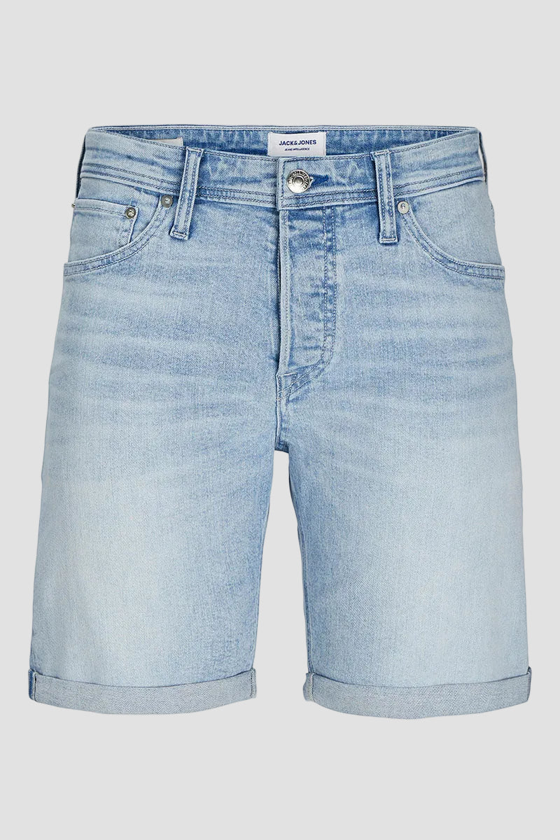 Jack & Jones Rick Regular Fit Shorts 361 Blue Denim - Image 6