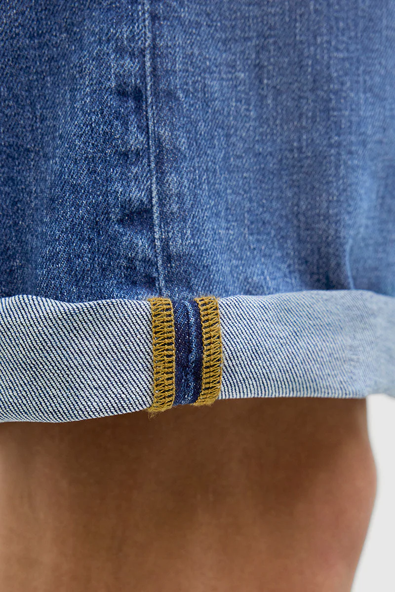 Jack & Jones Rick Regular Fit Shorts 365 Blue Denim - Image 4