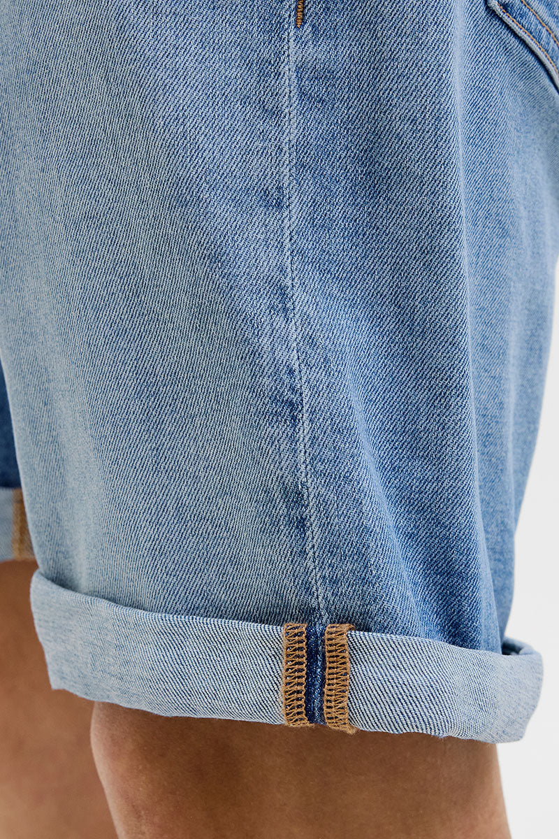 Jack & Jones Rick Regular Fit Shorts 364 Blue Denim - Image 3
