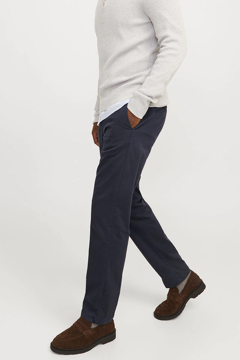 Jack & Jones Kane Barret Chino Pant Dark Navy - Image 4