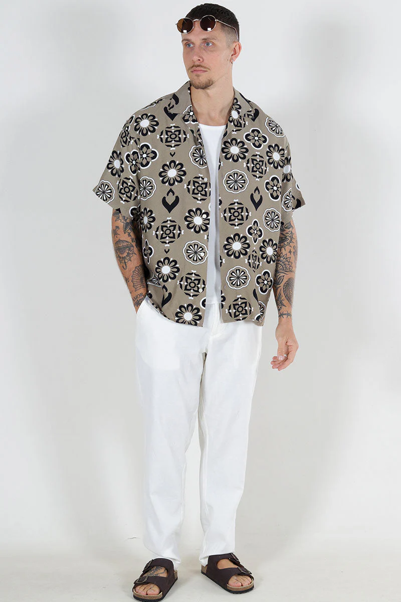 Jack & Jones Urban Edge Resort Shirt SS Coriander - Image 2