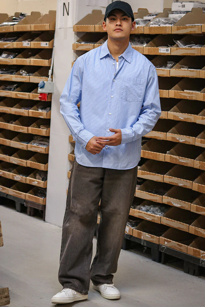 Jack & Jones Cody Poplin Shirt LS Cashmere Blue - Image 2
