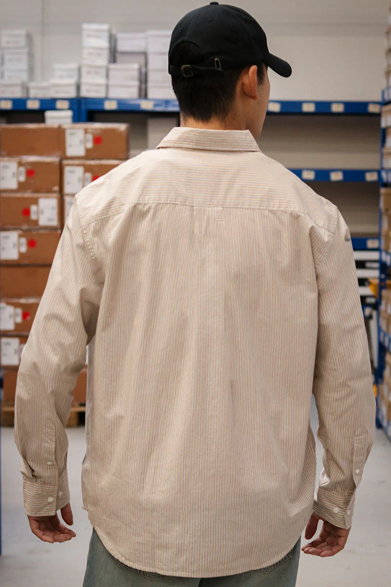 Jack & Jones Cody Poplin Shirt LS Oxford Tan - Image 5