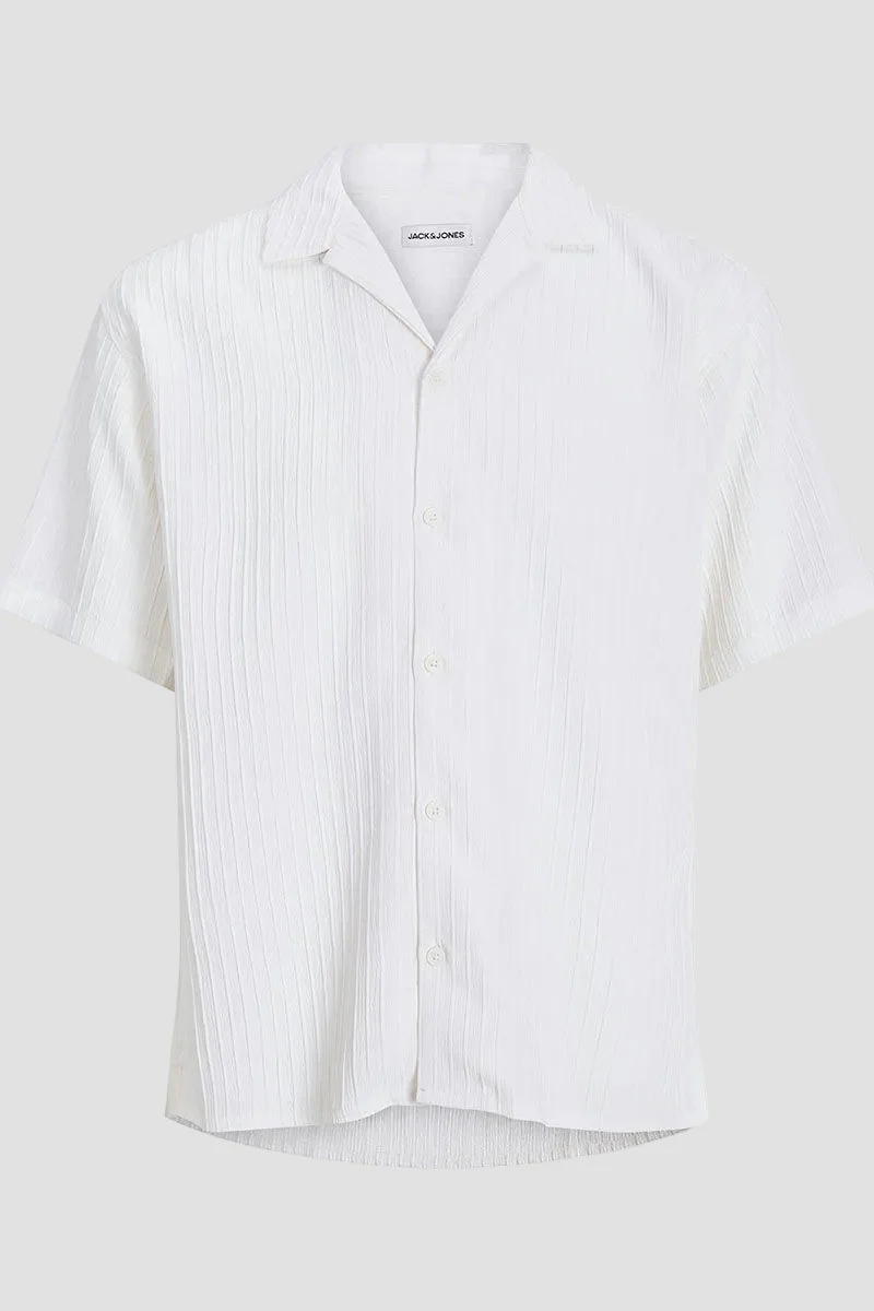 Jack & Jones Massimo Resort Shirt SS White - Image 8