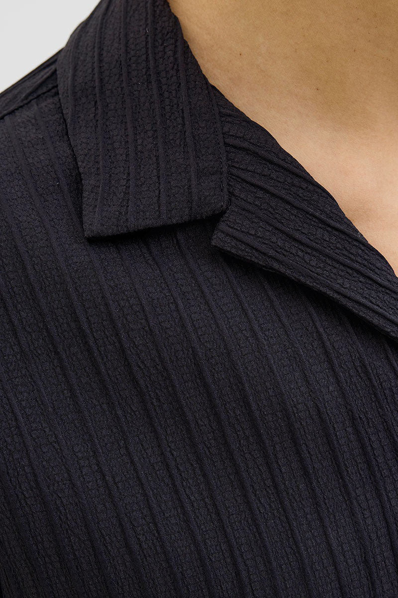 Jack & Jones Massimo Resort Shirt SS Black - Image 4