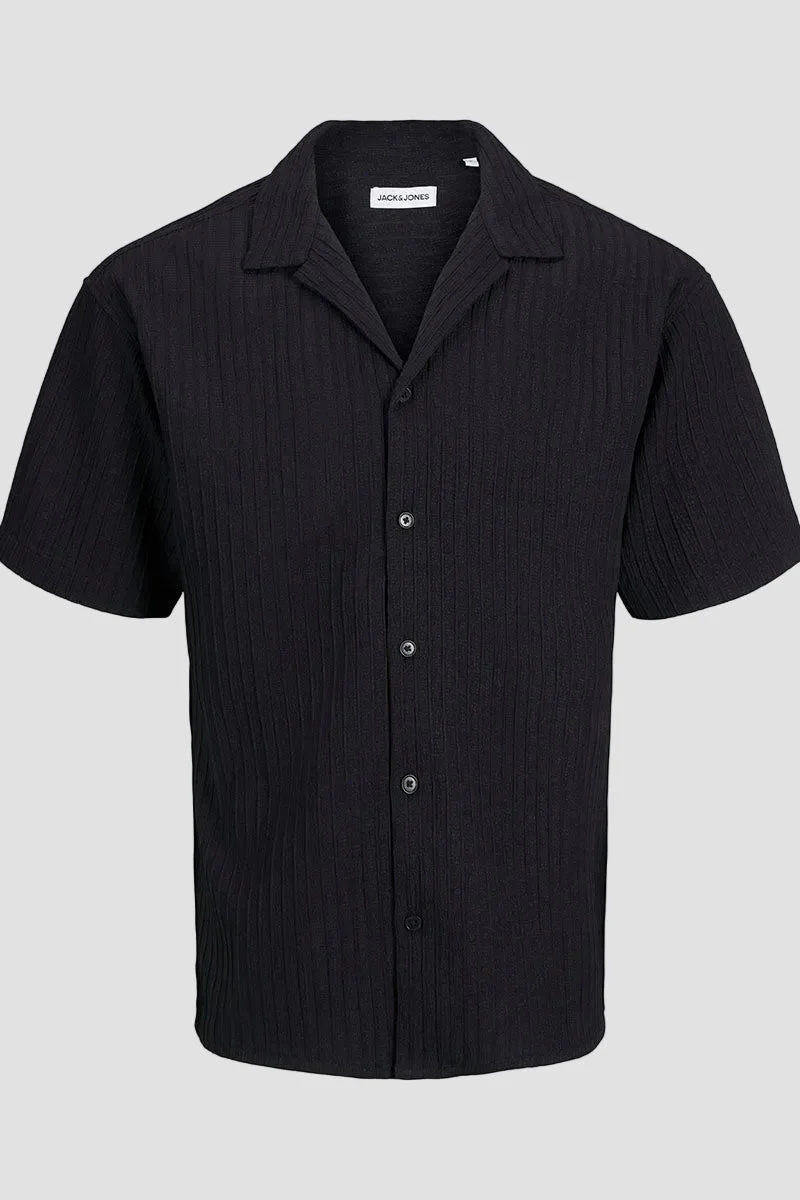 Jack & Jones Massimo Resort Shirt SS Black - Image 5