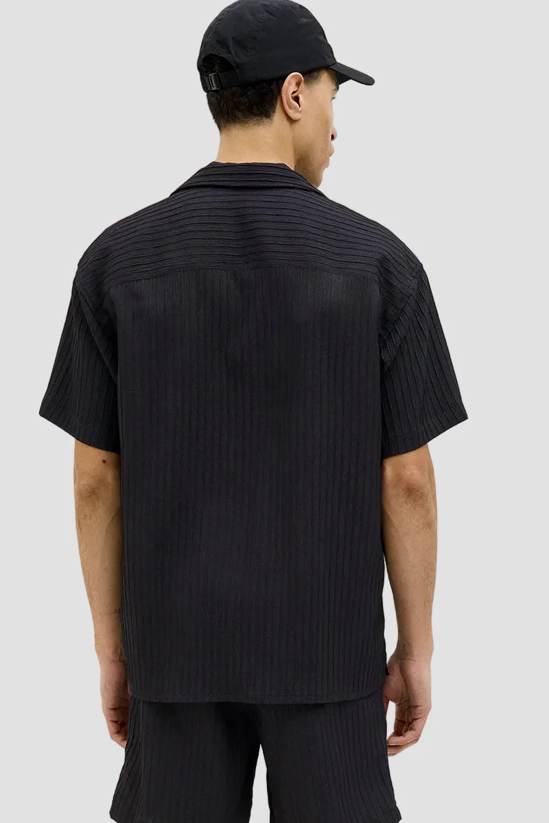 Jack & Jones Massimo Resort Shirt SS Black - Image 7