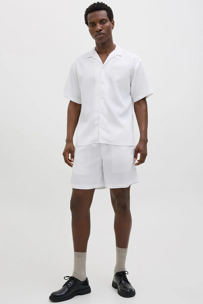 Jack & Jones Jaiden Massimo Shorts White - Image 2