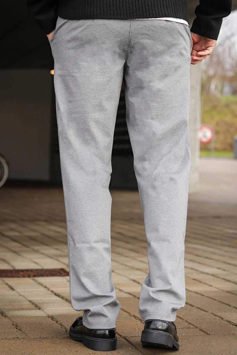 ONLY & SONS Mark Pants Regular Medium Grey Melange - Image 8