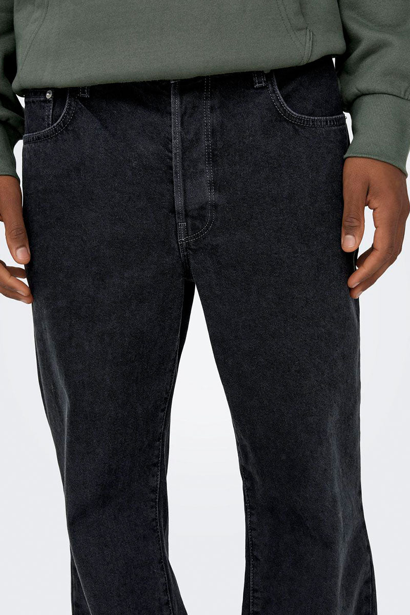 Only & Sons Fade Loose Fit 6778 Washed Black - Image 3