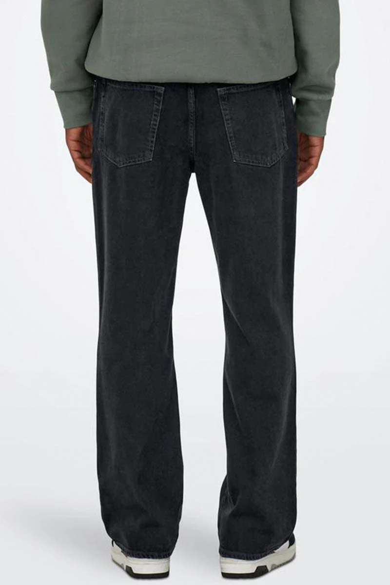 Only & Sons Fade Loose Fit 6778 Washed Black - Image 4