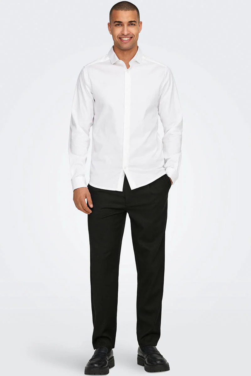 ONLY & SONS Lou Eno Tap Pants Black - Image 2
