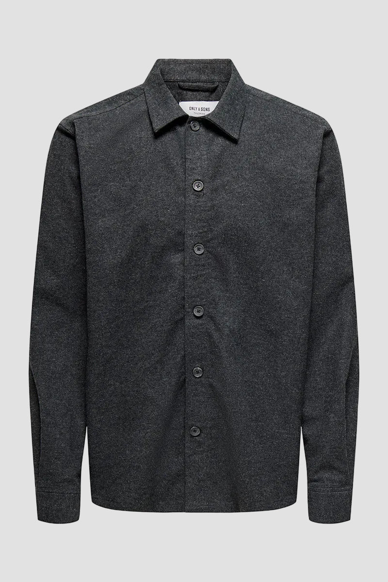 ONLY & SONS Even Life LS Shirt 0218 Black - Image 3