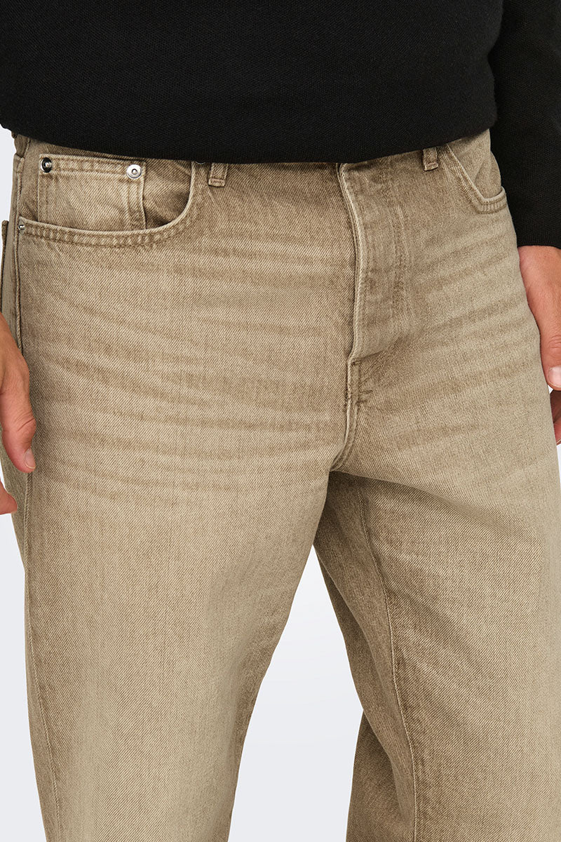 Only & Sons Edge Straight Fit 2140 Beige - Image 3