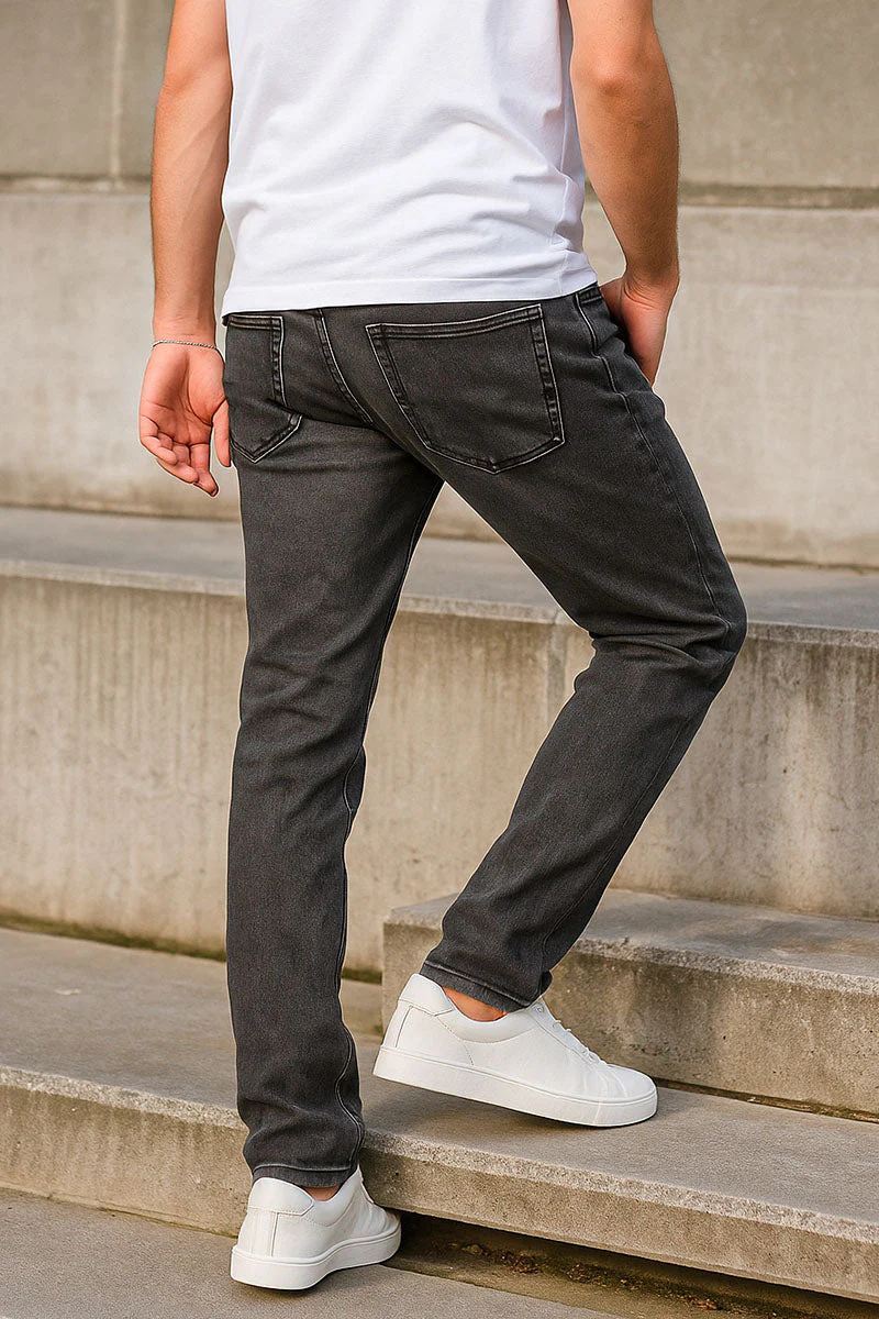 Only & Sons Loom Slim Fit Washed Black - Image 3