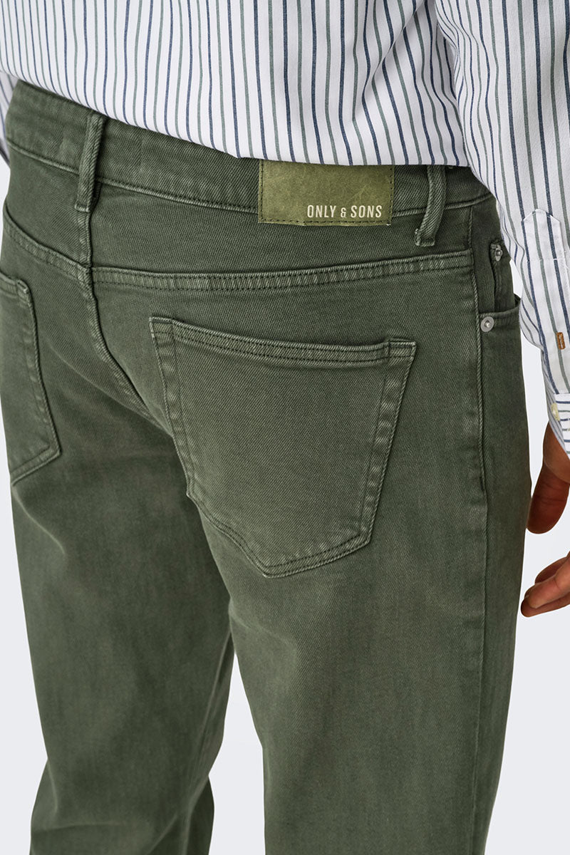Only & Sons Weft Regular Fit Four Leaf Clover - Image 4