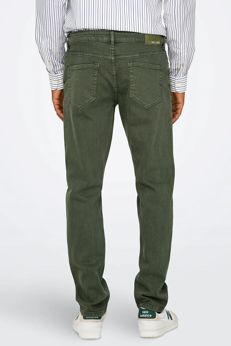 Only & Sons Weft Regular Fit Four Leaf Clover - Image 5