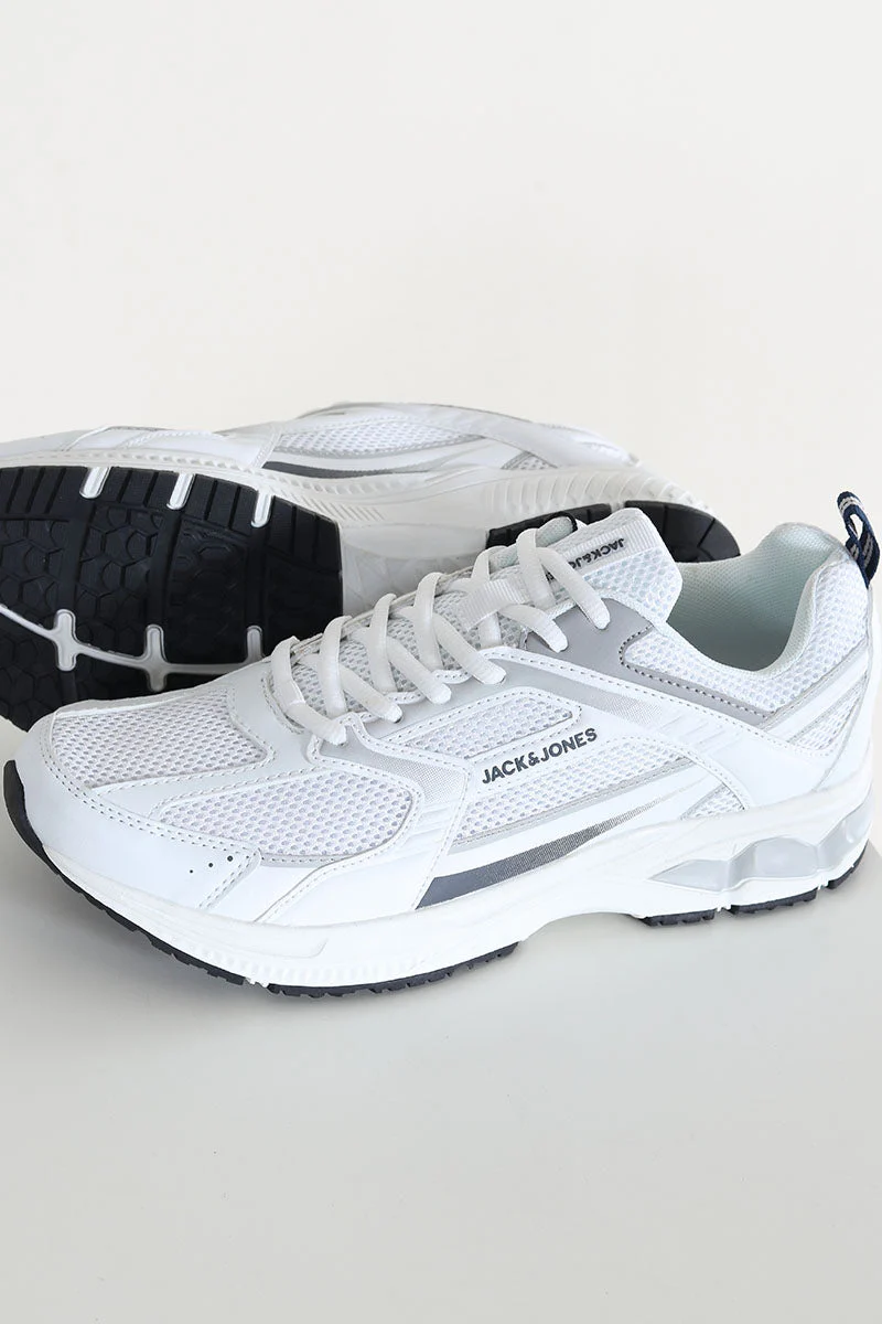 Jack & Jones Tokyo Mesh Sneaker  Bright White - Image 3