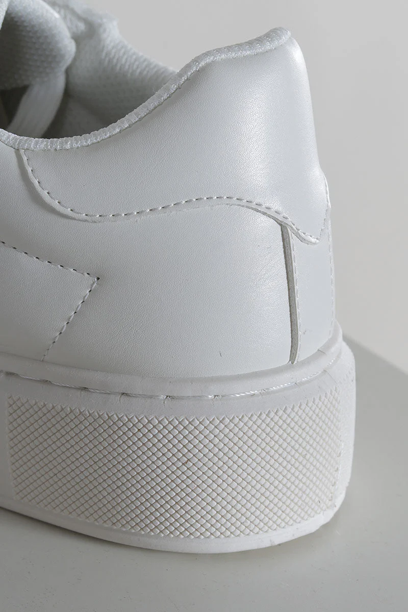 Jack & Jones Aspire Cupsole Pu Sneaker White - Image 6