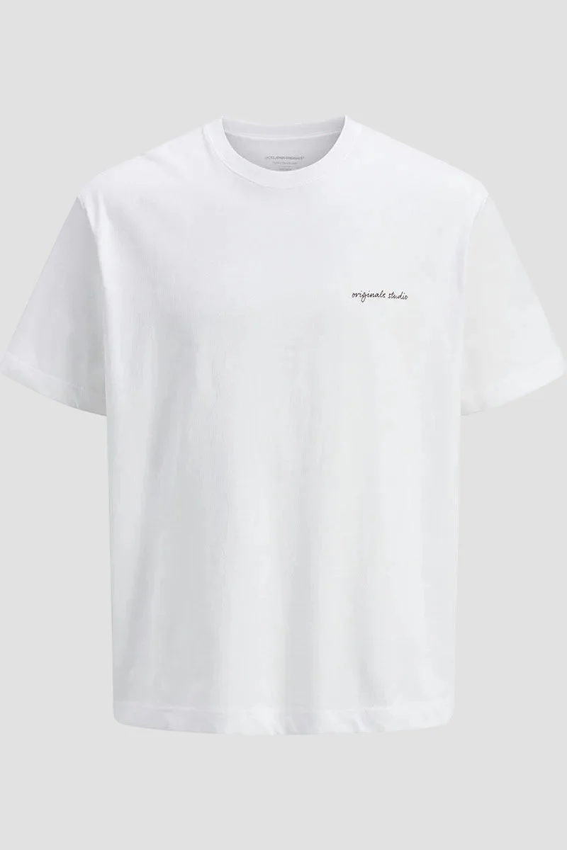Jack & Jones Marrakesh Back Tee SS  Bright White Horse - Image 7
