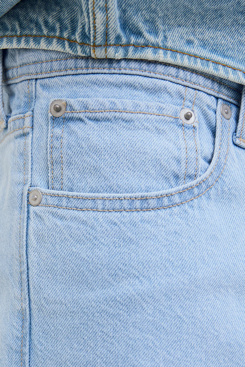 Jack & Jones Ron Original Shorts SQ 730 Blue Denim 738 - Image 3