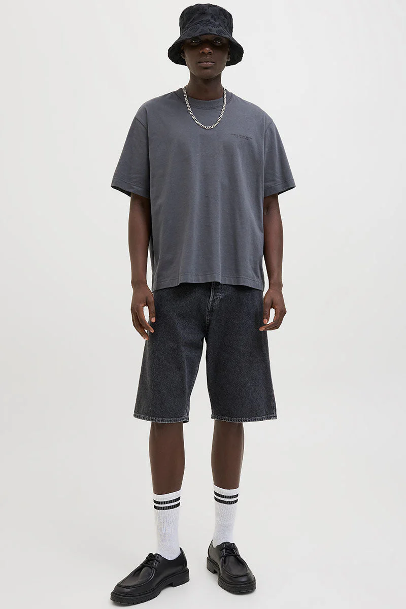 Jack & Jones Ron Original Shorts SQ 730 Black Denim - Image 2