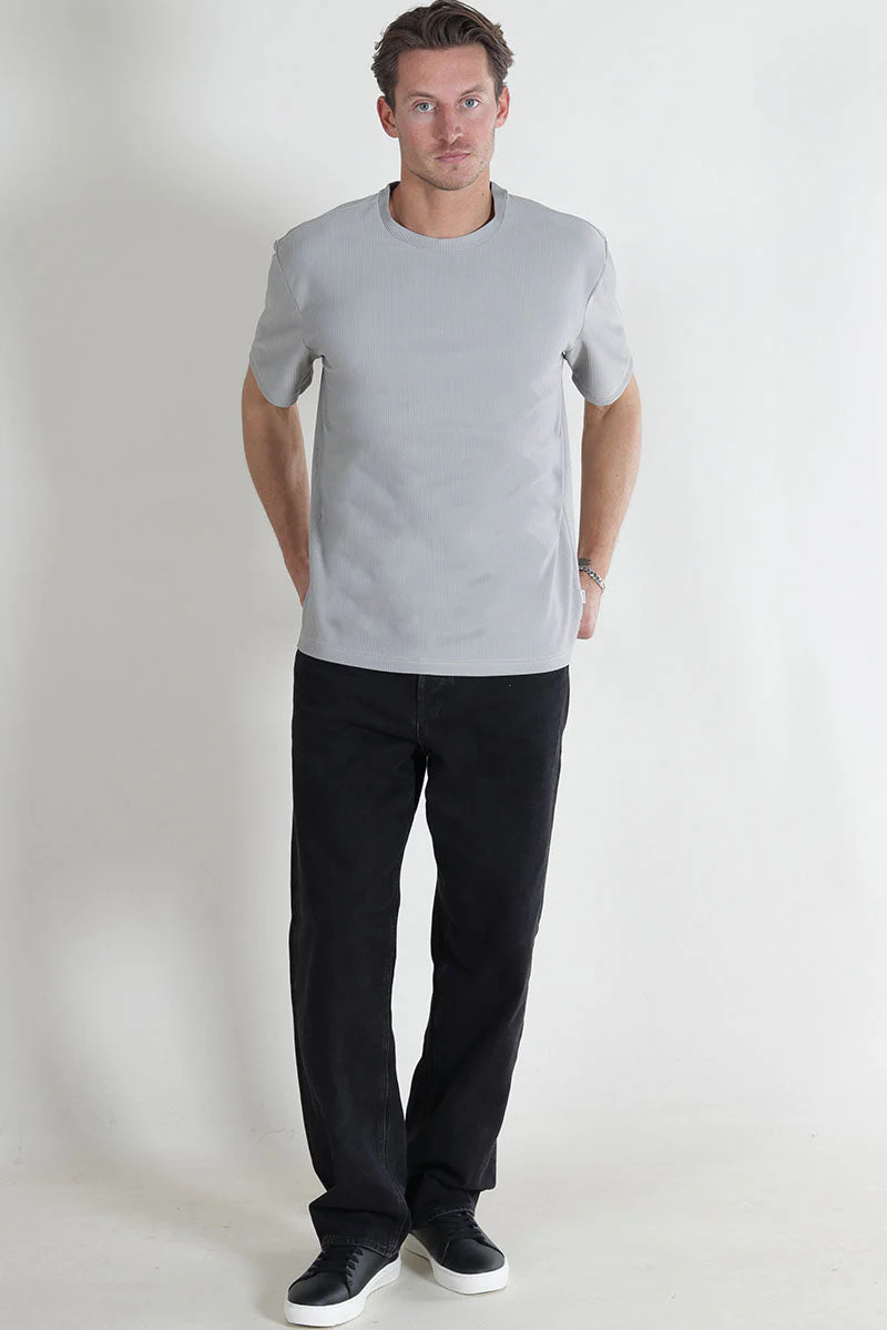 ONLY & SONS Fred Relaxed Plizze Tee Limestone - Image 2