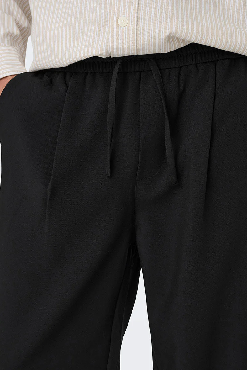 ONLY & SONS Will Loose Pants Jet Black - Image 5