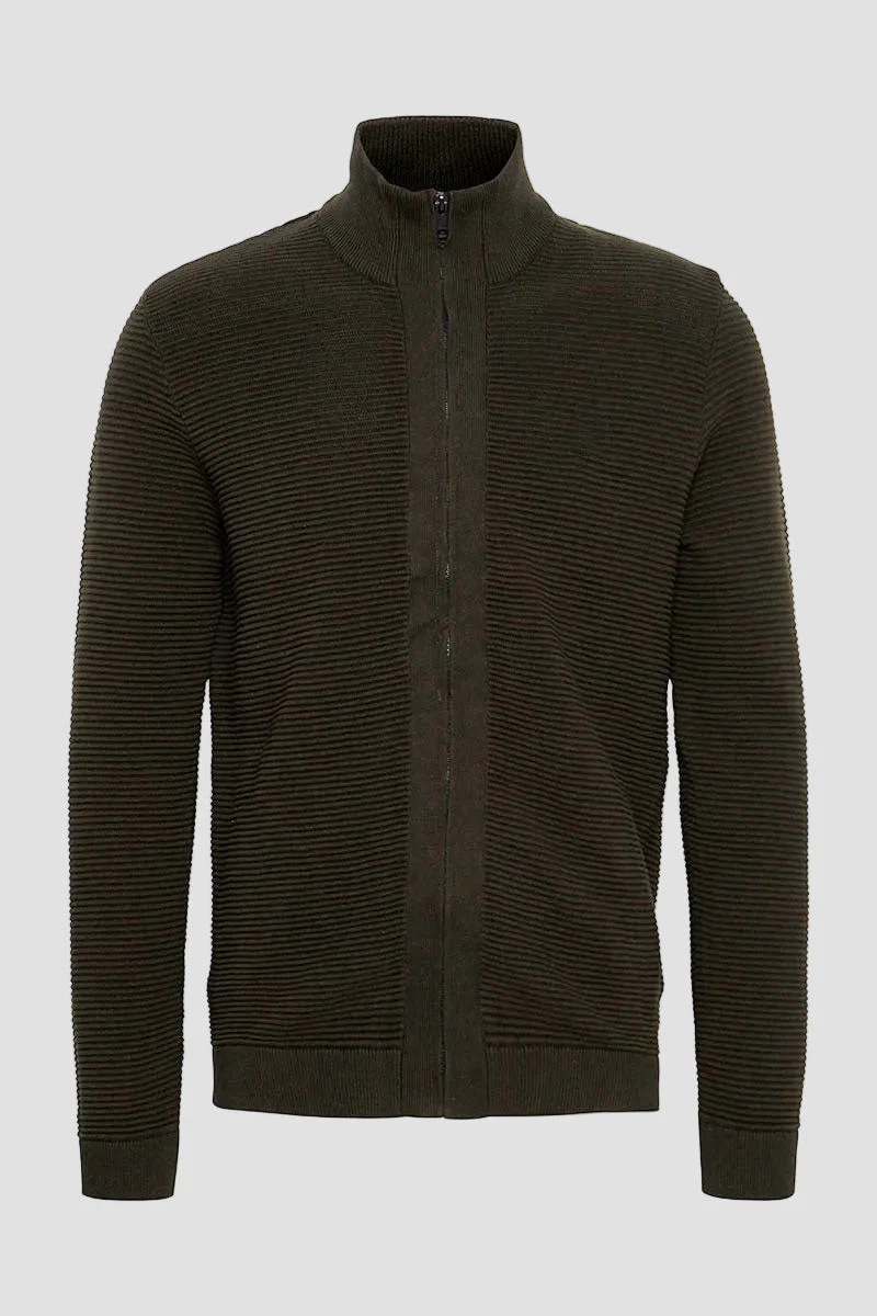 Solid Valencia Knit Full  Zip Rosin - Image 3