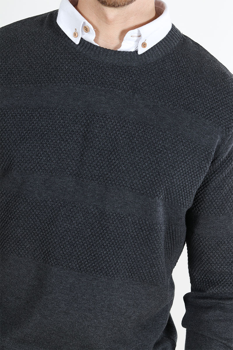 Kronstadt Hannes Cotton knit Charcoal Mix - Image 3