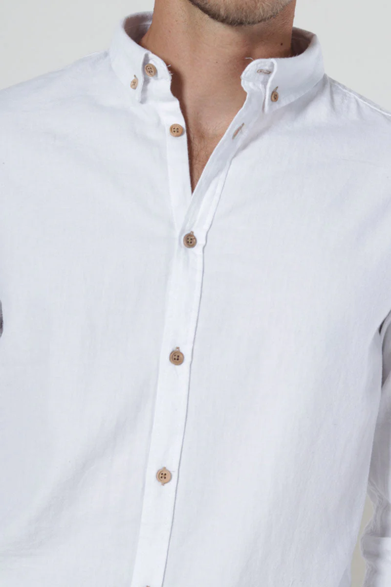 Kronstadt Johan Diego Cotton shirt Snow White - Image 3