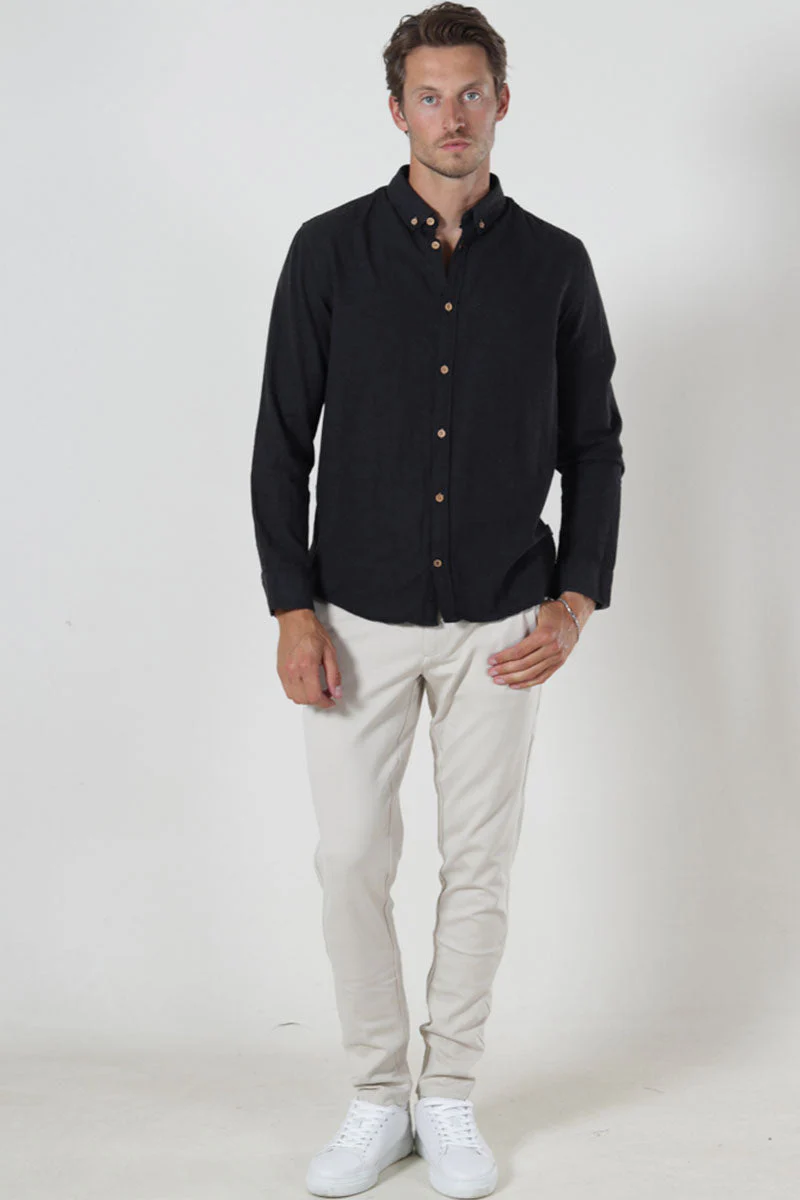Kronstadt Johan Diego Cotton shirt Black - Image 2