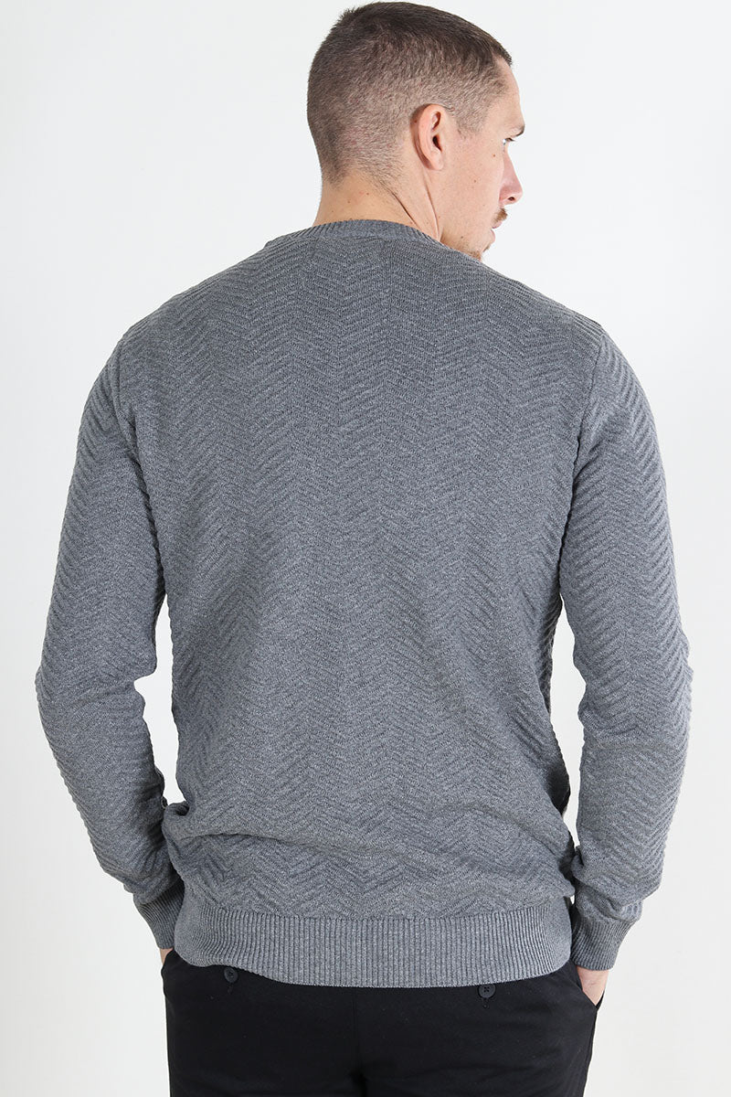 Kronstadt Carlo Cotton knit Lt Grey Mix - Image 4