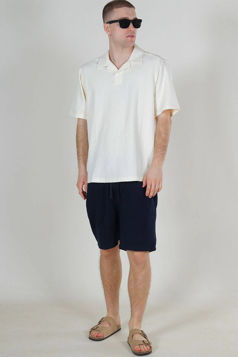 ONLY & SONS Males Regular Fit SS Resort Shirt Egret - Image 2
