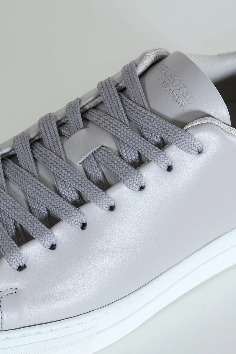 Selected David Chunky Leather Sneaker Birch - Image 3