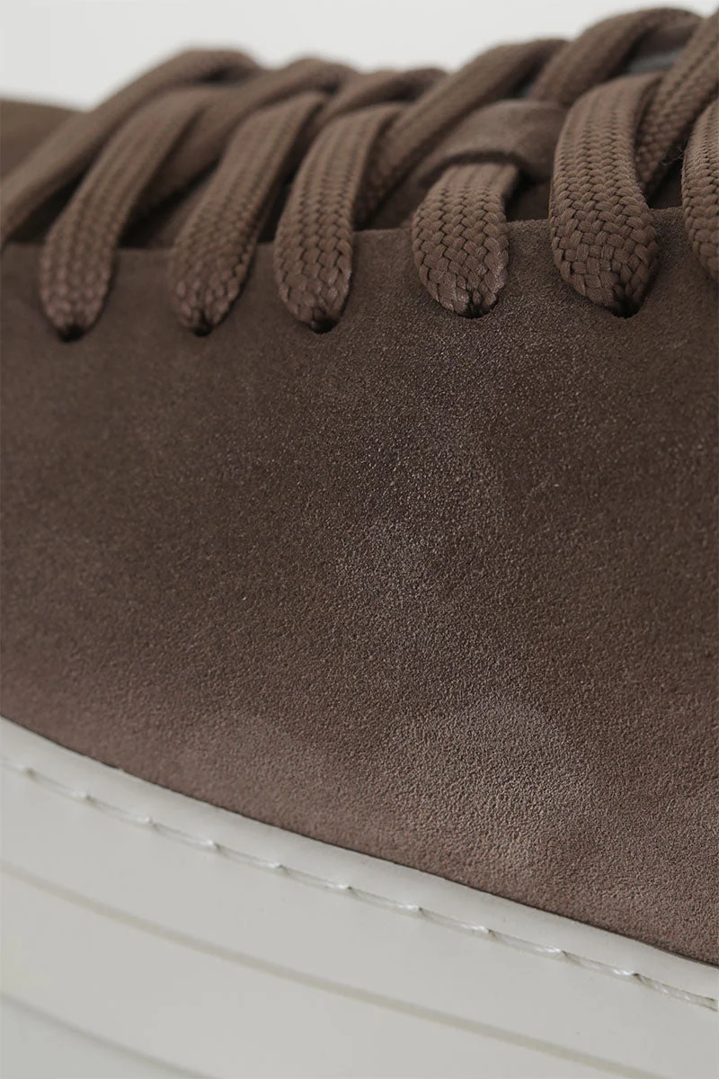 Selected SLHDAVID CHUNKY SUEDE SNEAKER NOOS Greige - Image 5