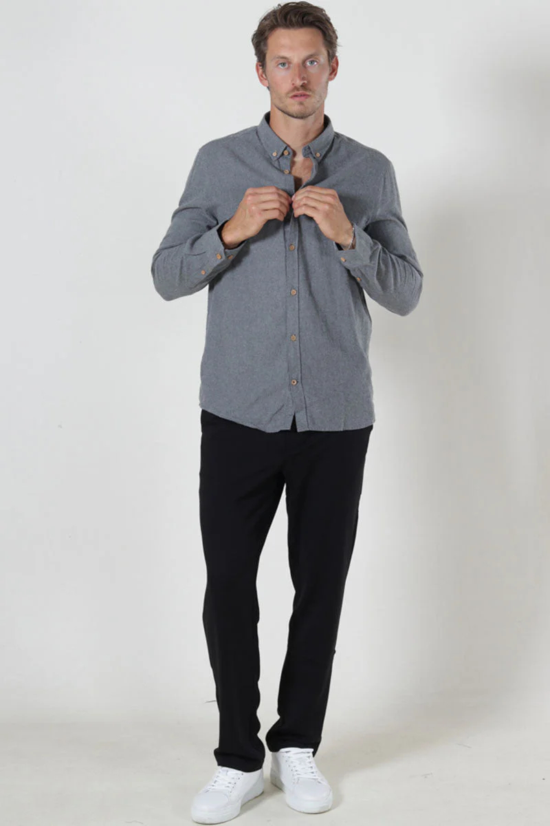 Kronstadt Johan Diego Cotton shirt Grey Mix - Image 2