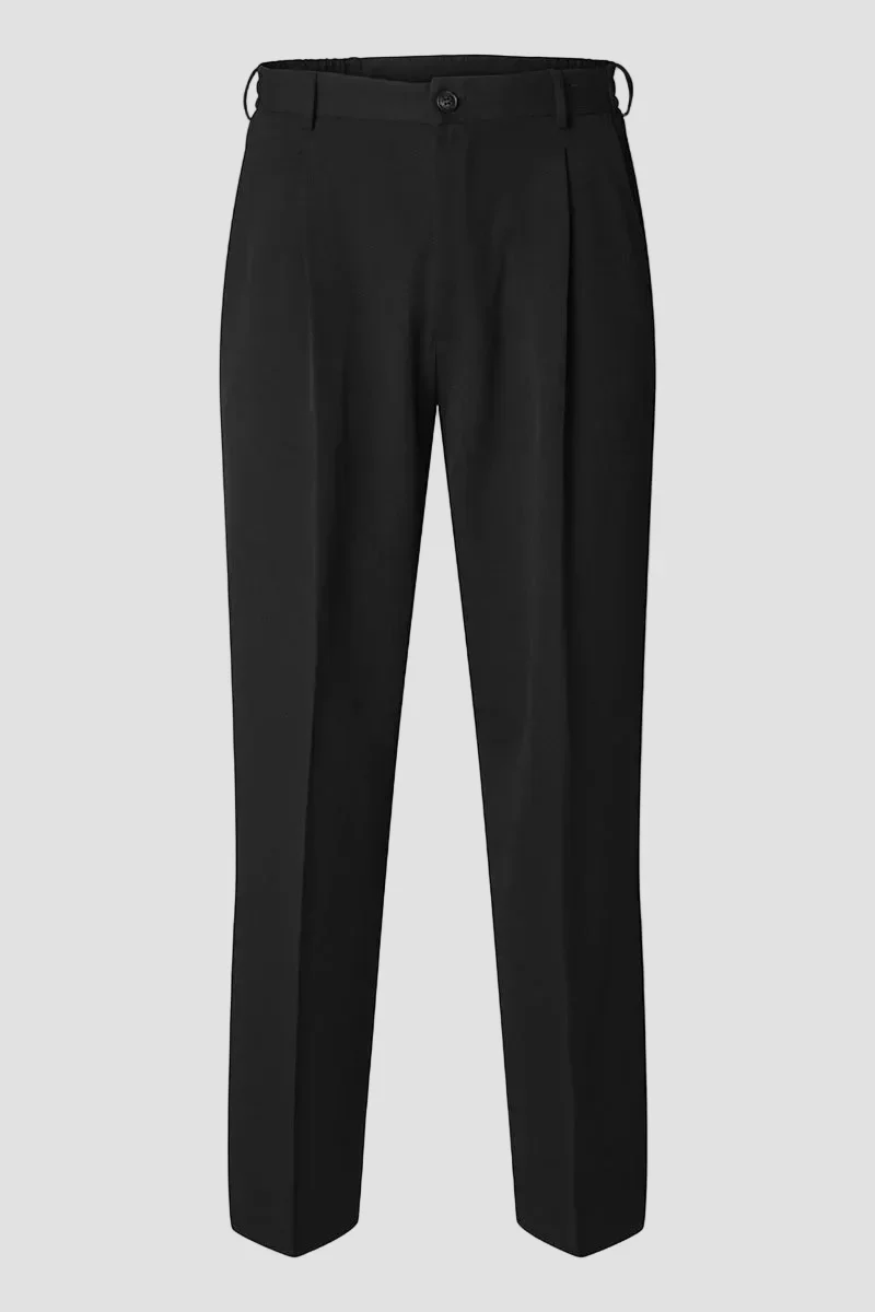 Selected Loose Finn Flex Pants Black - Image 5